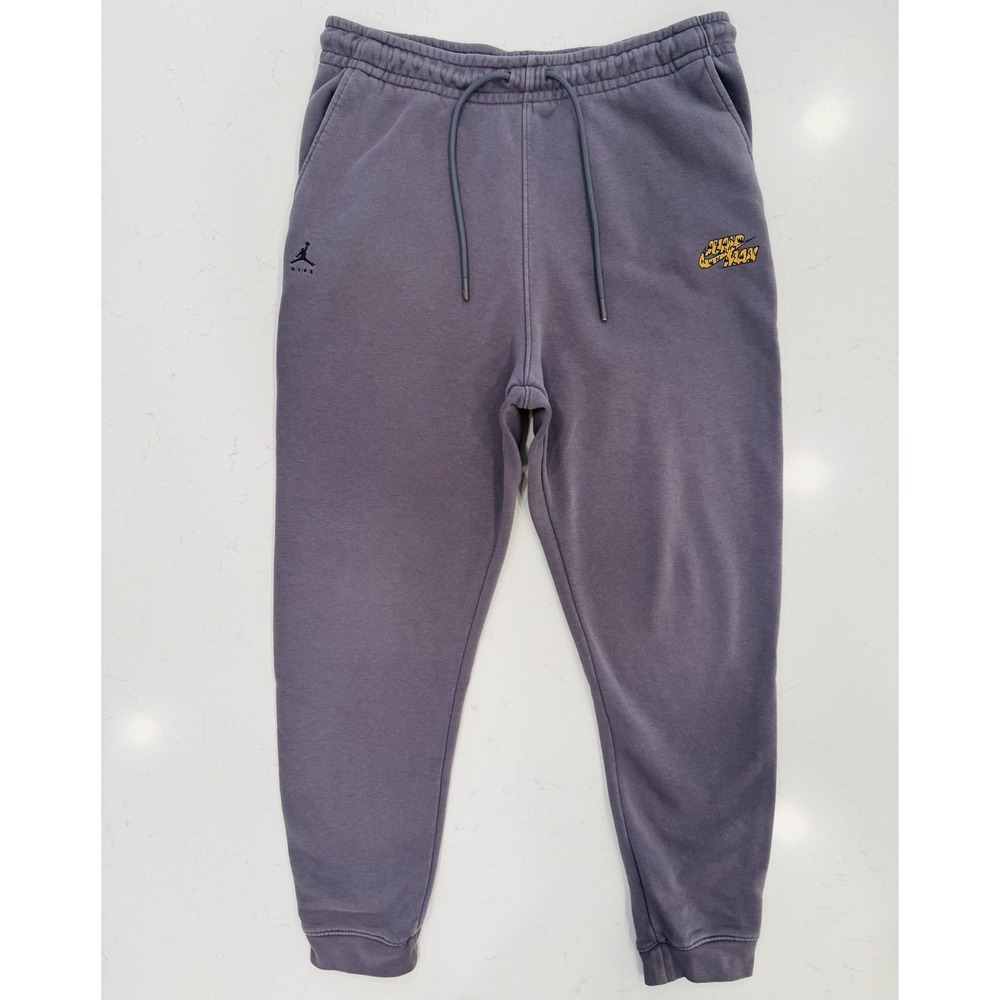 Jordan Flight MVP Hybrid Jumpman Jogger Sweatpants DQ8100-014 Grey Men's Sz L